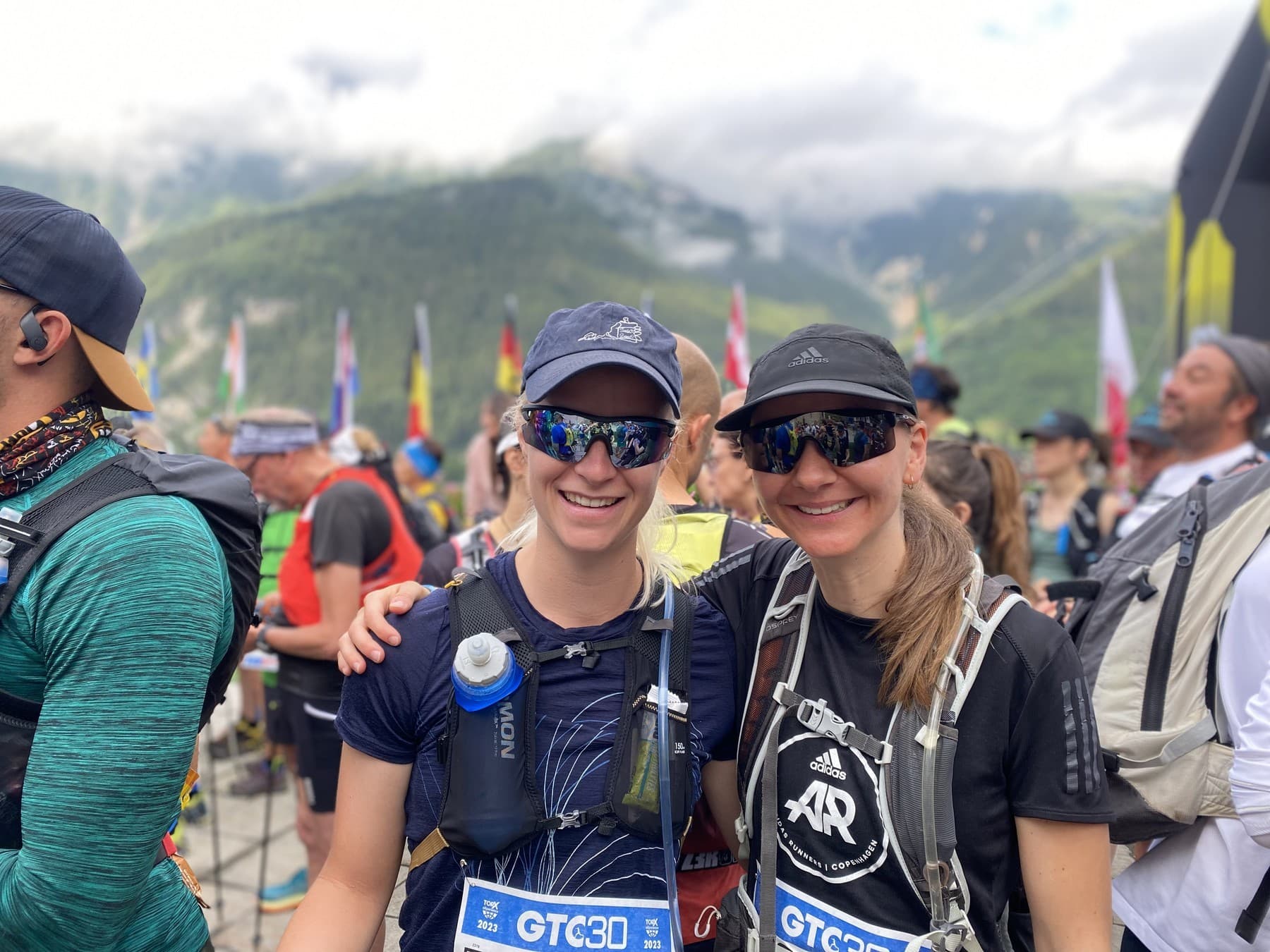 Sophie and Meyke in Courmayeur