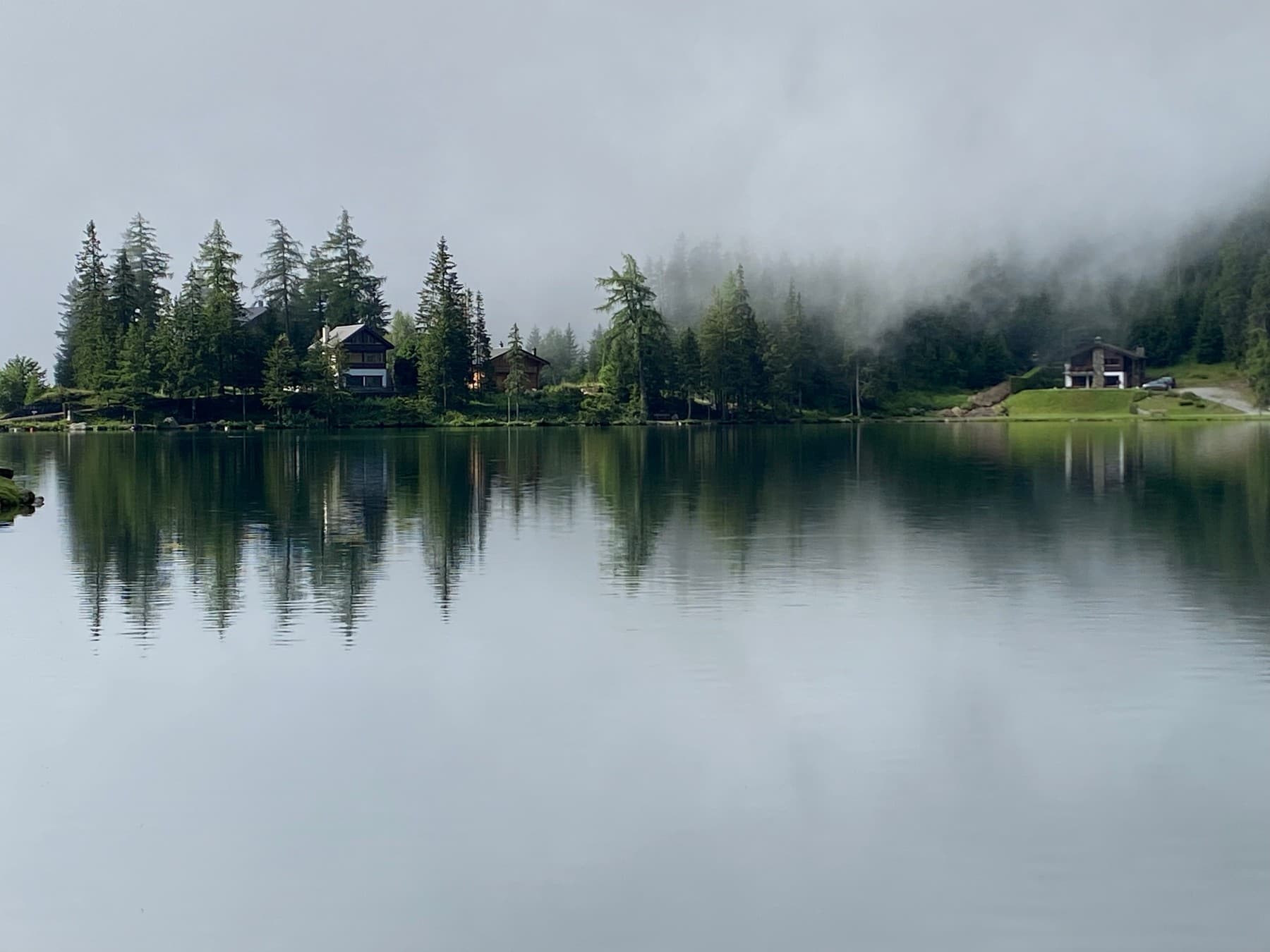 Champex-Lac - crystal clear water and a well-deserved dip